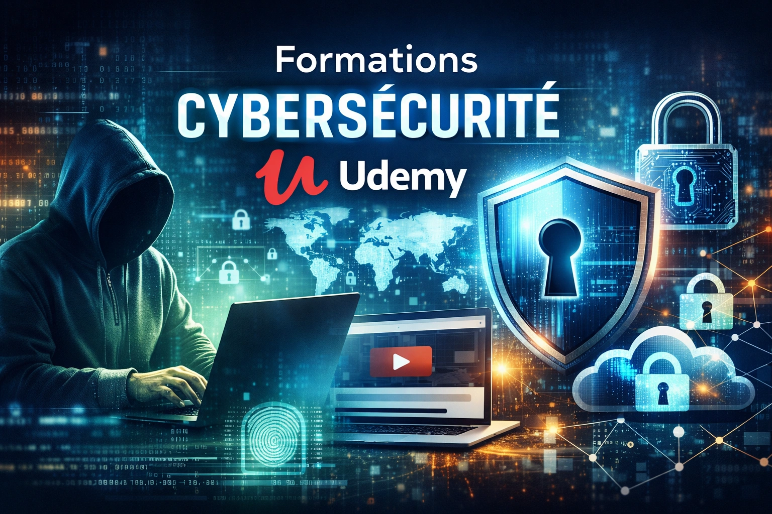 Formations Udemy cybersécurité en français