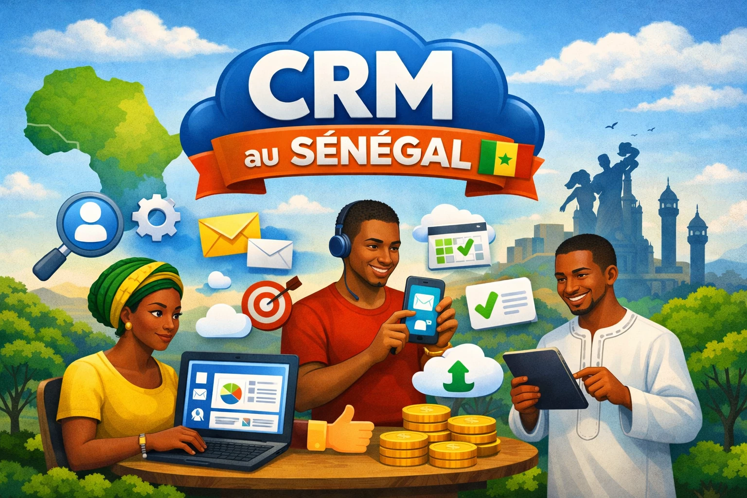 Top 5 des meilleurs CRM gratuits pour TPE au Sénégal - HubSpot, Zoho, Bitrix24, SuiteCRM, Chaptr